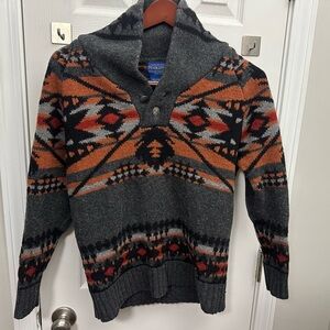 Shawl pullover lambswool